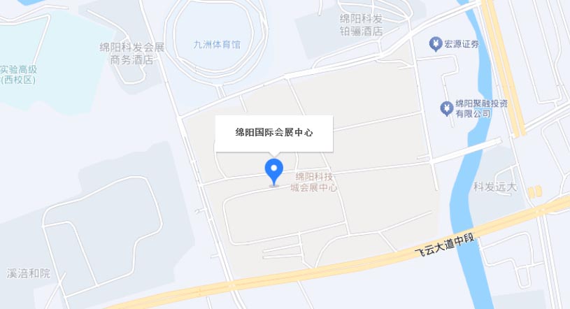 绵阳家博会交通路线地图